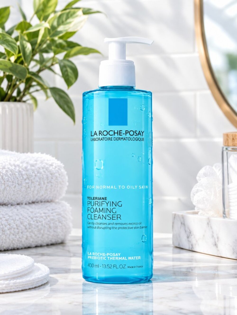 La Roche-Posay Toleriane Purifying Foaming Facial Cleanser with Niacinamide